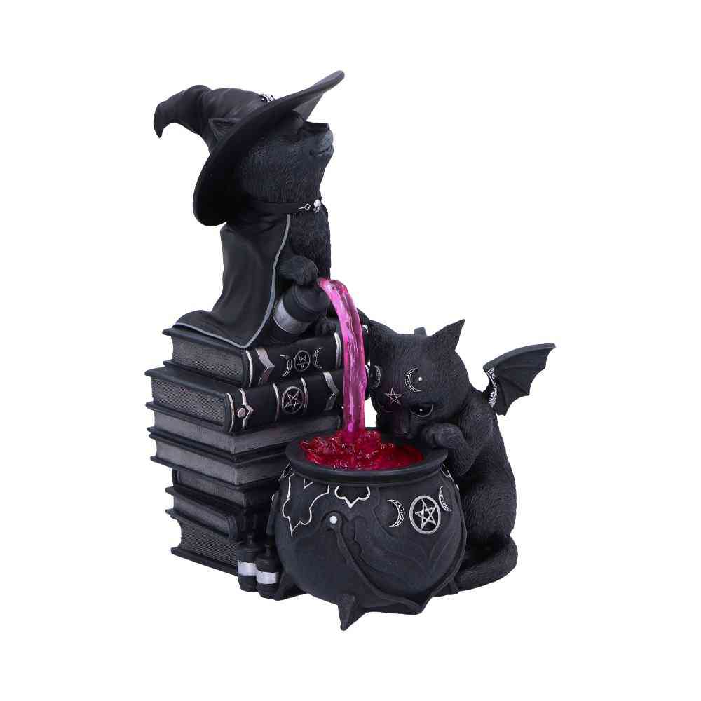 Nemesis Now - Cult Cuties Curious Cauldron Dekorative Figur - Schwarz